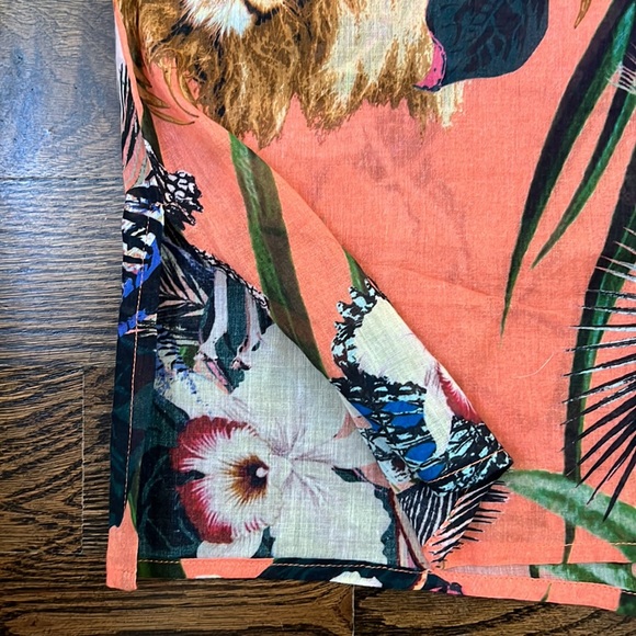 Bella Ballou Animal Print Beach Kaftan One Size - Picture 7 of 7